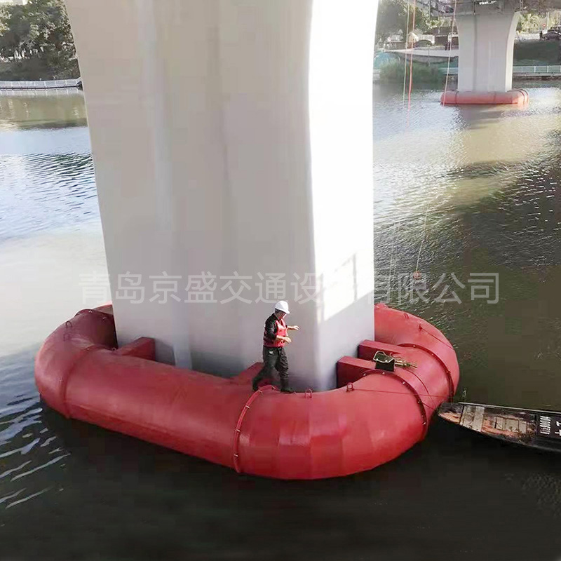 赣州南河大桥自浮式防撞设施